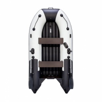Лодка ПВХ Ривьера Компакт 2900 НДНД "Комби" светло-серый/черный