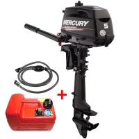 Лодочный мотор Mercury F 5 M (Спецкомплект: выносной бак+шланг!)