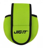 Чехол Jig It неопреновый для зимней катушки, зеленый