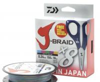 Шнур Daiwa J-Braid X8E-W/SC 150m PE#4 lb58 (0.28mm)