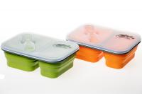 Двойной силиконовый контейнер 900 мл Tramp