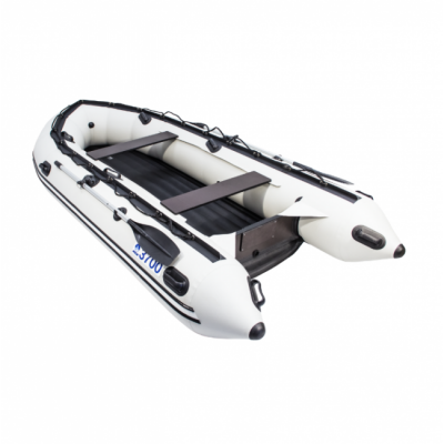 Лодка ПВХ Apache 3700 НДНД Светло-серый