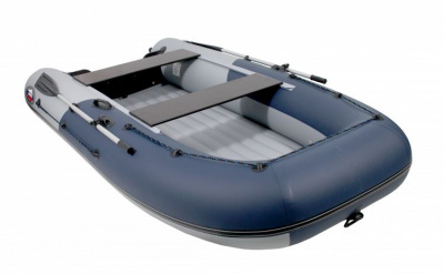 Лодка Grouper GR 335W (кокпит 80 см) НДНД (серо - графитовый) модель 2025 г  