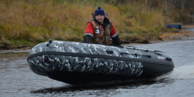 Лодка ПВХ Хантер 380 ПРО Камуфляж