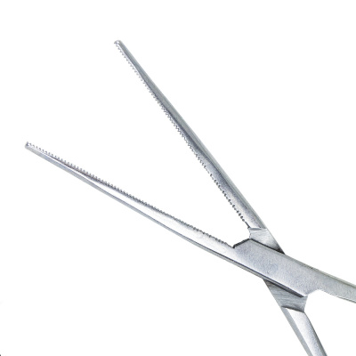 Зажим рыболовный Namazu, экстрактор корнцанг, L-220 мм прямой, нерж.