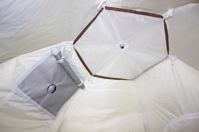 Всесезонная палатка Берег МФП-3 Камыш (300х300/200 см) + Пол + Дверь