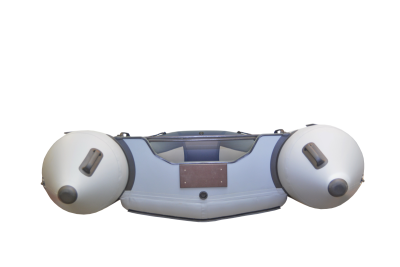 Лодка Grouper GR 375W (кокпит 92 см) НДНД (серо - синий) модель 2025 г