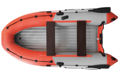 Надувная лодка Boatsman BT340ASR Sport (серо - красный)