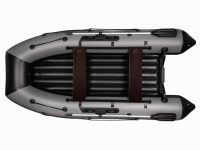 Надувная ПВХ лодка X-River Agent 360 НДНД (серо-белая , серая фурнитура)