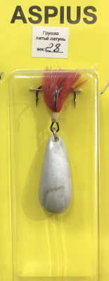 Блесна Aspius Грушка 28gr (красная)