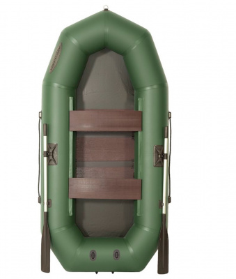 Лодка гребная под мотор Лоцман Профи С-260 МРС (зеленый)