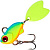 Тейл-спиннер Narval Buzzing Bug 7gr #001-Blue Back Chartreuse