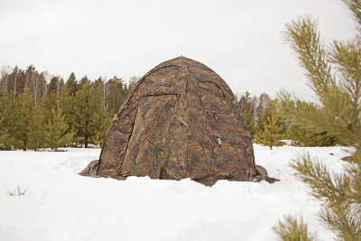 Всесезонная палатка Берег МФП-3 Камыш (300х300/200 см) + Пол + Дверь