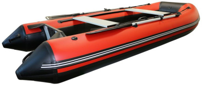 Лодка Polar Bird 340М (Лайт) Стеклокомпозит (Чёрно-красный)