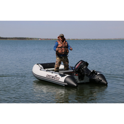 Лодка Polar Bird 340M Merlin НДНД Стеклокомпозит (серый) 