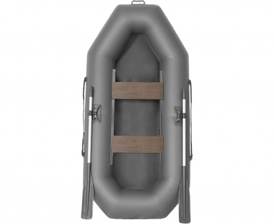 Лодка гребная Лоцман С-240 (серый)