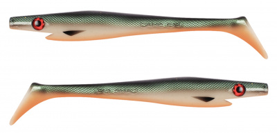 Силиконовая приманка Strike Pro Pig Shad Tournament #C099 Smelt (2 шт.)