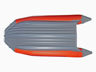 Надувная ПВХ лодка X-River Mark 370 НДНД (красный , дно серое ,серая фурнитура)