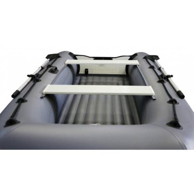 Лодка Polar Bird 385M Merlin НДНД Стеклокомпозит  (чёрно-красный) 