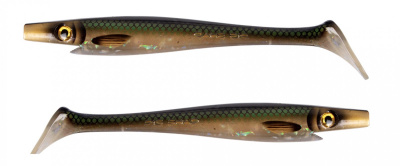 Силиконовая приманка Strike Pro Pig Shad Jr. #146 Emerald Herring (2шт.)