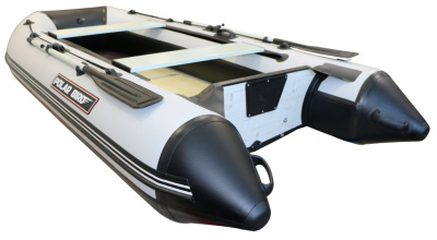 Лодка Polar Bird 340М (Лайт) Стеклокомпозит (Чёрно-белый)