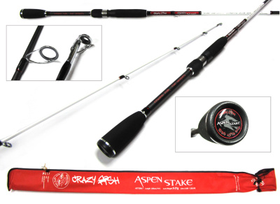 Спиннинг Crazy Fish Aspen Stake 862LT 2.62m 3-15gr
