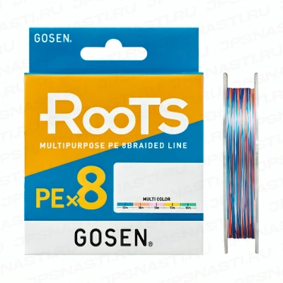 Шнур Gosen RooTS PE x8 150m #0.6 14lb / 6.4kg