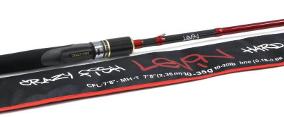 Спиннинг Crazy Fish Levin 62-UL-T 1.90m 0.6-5gr