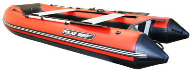 Лодка Polar Bird 340М (Лайт) Стеклокомпозит (Чёрно-красный)