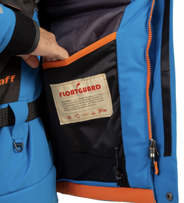 Костюм рыболовный Graff (поплавок -15°С) (215ОВ-3 черно-голубой) размер XXXL (182-188)