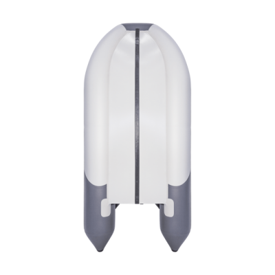 Лодка ПВХ Ривьера Компакт 3400 СК "Комби" светло-серый/графит