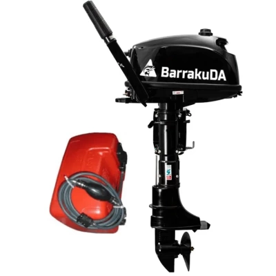 Лодочный мотор BarrakuDA HD5FHS + бак 12 литров