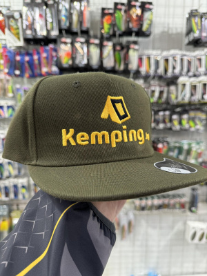 Бейсболка Kemping.by хаки / прямой козырёк