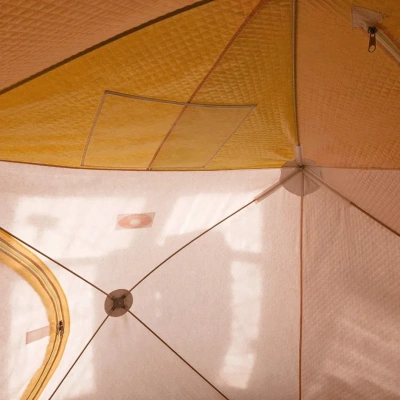 Зимняя палатка Медведь Куб 2 Люкс (1.8*1.8/1.8m) утеплённая (3-сл)