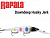 Воблер Rapala Down Deep Husky Jerk DHJ-12 BWB