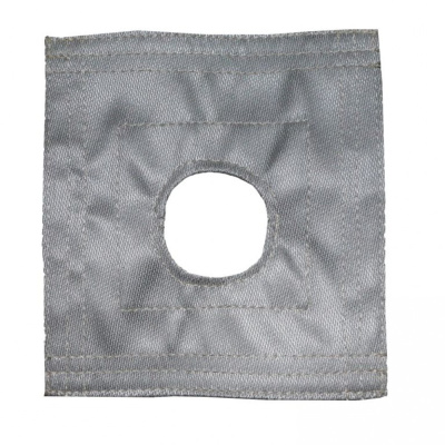 Термостойкая накладка на окно под газоотводную трубу D 80 мм