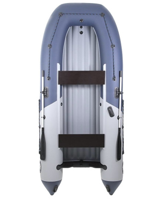 Лодка Grouper GR 350 НДНД (серо - синий) модель 2025 г
