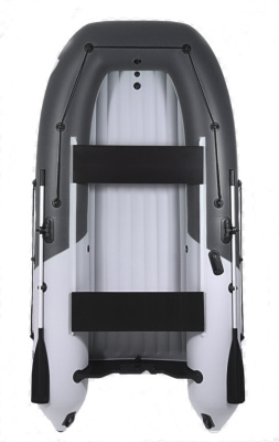 Лодка Grouper GR 335W (кокпит 80 см) НДНД (графитово - серый) модель 2025 г