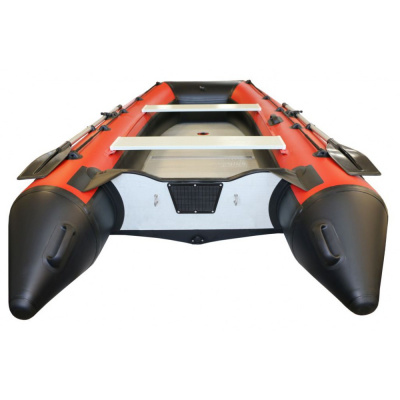 Лодка Polar Bird 385М New Merlin Стеклокомпозит (черно-красный)